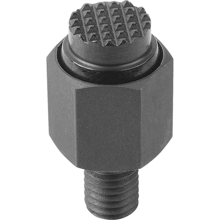 Kipp Self-Aligning Pads Automatic Return, Form:F Steel K1164.310